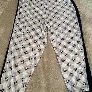 EUC A PAIR OF MICKEY MOUSE ICON PAJAMAS, TOP AND BOTTOM SIZE ONE X